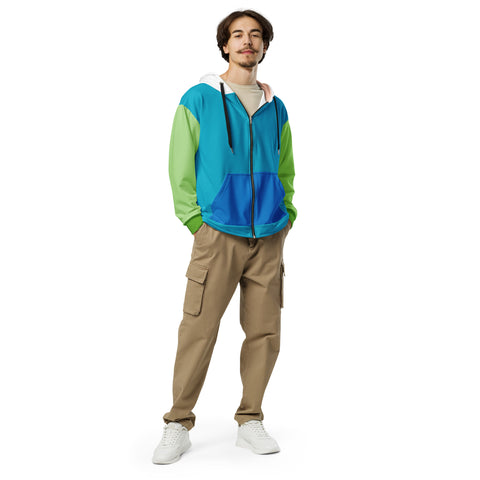 Finn the Human Zip Palette Hoodie